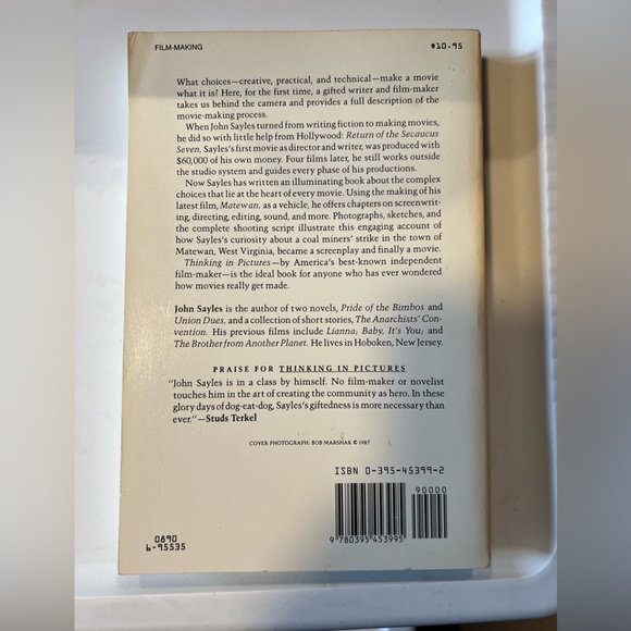 Thinking in Pictures: The making off of Matewan. By John Sayles. - Picture 3 of 4